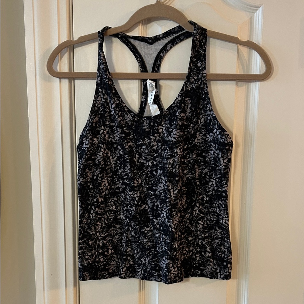 Lululemon Athletica Black and Gray Tank Top